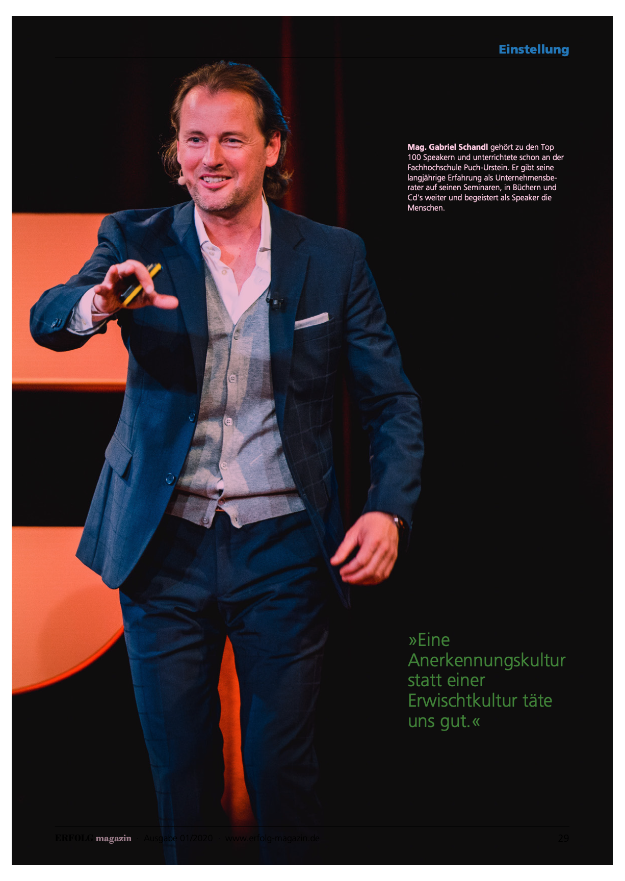 Gabriel Schandl Erfolg Magazin